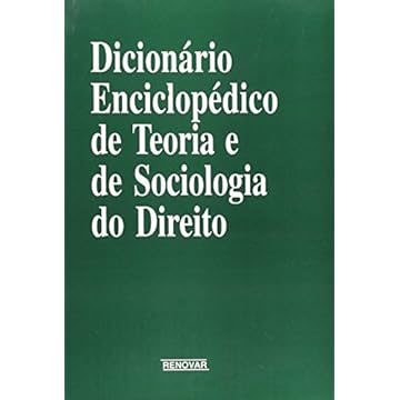 Capa do livro Dicionário Enciclopédico de Teoria e de Sociologia do Direito
