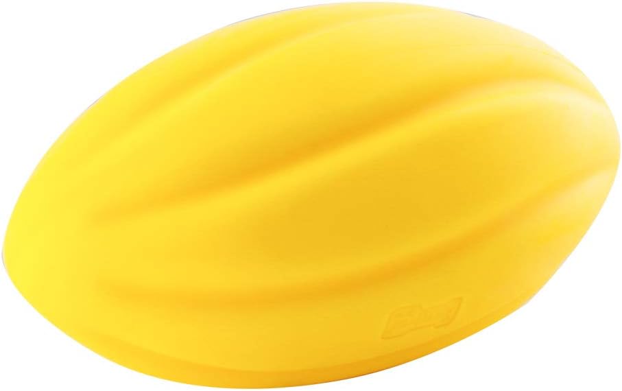 EEToys Squeaky Dog Toy, Water Fetch Toy, Floating Swimming Dog Toy for Interactive Fetch & Play Small Rugby