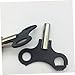 Mikikit 4Pcs Clock Winding Key for Clocks Durable Metal Repair Tool for Clock DIY Easy to Use and Remove Fits All Clock Models for Clock Maintenance