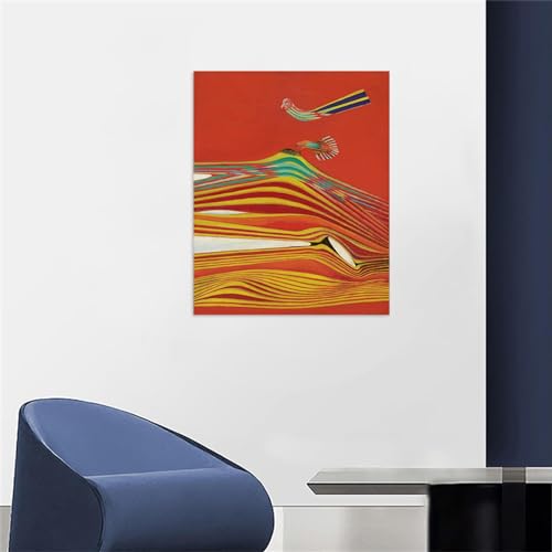 Tableau Max Ernst toile art célèbre affiche paysage 50x65cm - 3
