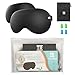 Antifaz para Dormir, TechRise [2 Piezas] Antifaz de Viaje para Dormir con...