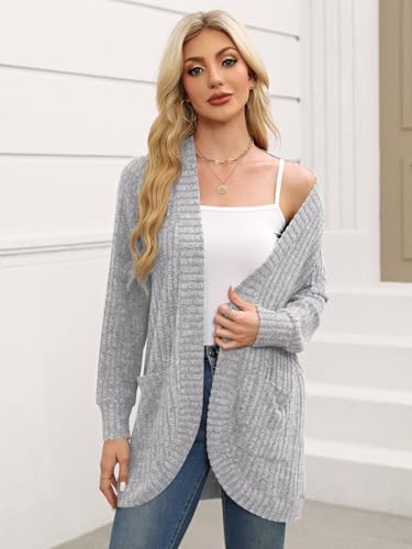 Image of BELAROI Women Plus Size Cardigan Sweater Fall Outfit