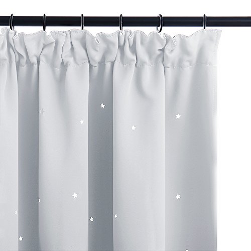 PONY DANCE Tende a Panello con Stelle Vuote Bianco...