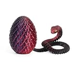 【3D Printed Snake】11.81inch in length 3D Printed Snake with lifelike eyes.exquisite , 3D Printed Snake's body can move flexibly.Gradient color 3D realistic animal snake joints can swing flexibly, toy snakes that look real, and at the same time like a beautiful work of art