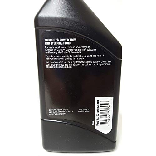 Mercury/Quicksilver Part Power Trim & Steering Fluid 32 Oz. #TOP1