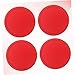 SUPVOX 3sets Ergonomic Air Hockey Set 75mm Red Mini Hockey Table Table Equipment 4pcs*3