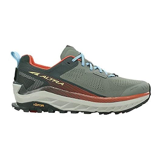Altra Footwear Olympus 4 Green/Orange 9.5 D (M)