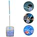 Toyvian Table Tennis Ball Picker Upper Retractable Pingpong Ball Retriever with Large Capacity Blue for Training and Game Room Use