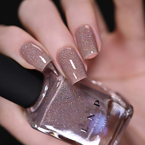 Image of ILNP Prancer - Elegant Fawn Beige Holographic Nail Polish