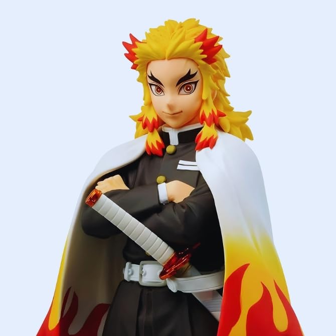 Image of Anime Action Figure | Premium Collectible Limited Edition | Attractive Lightweight Toy Figures for Home Decoration Office Desk and Study Table by Anime Collectors (Rengoku Standing)