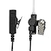 AIRSN A 2 Pin Earpiece Headset for M0torola CP200,GP300,CLS1110,CLS1410 Walkie Talkies/Two Way Radio with Transparent Acoustic Tube (Pack of 2)