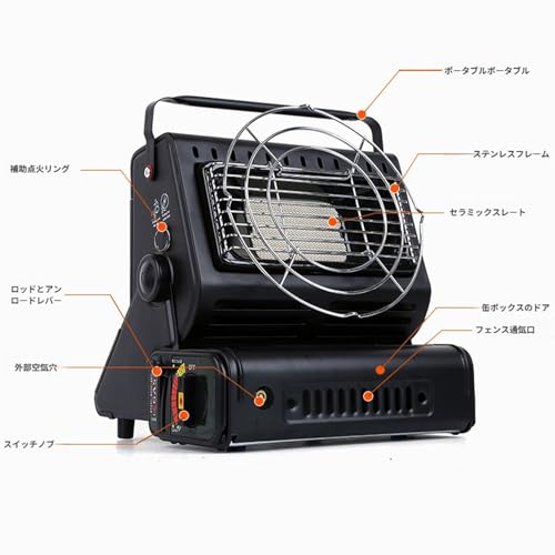 Zaoneo 多機能カセットガスストーブ