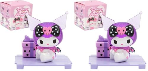 Hello Kitty - Kuromi e My Melody Blind Box Serie Love Letters, 1 Figura Pop a Sorpresa su 9, Unboxing ed Arrivo Casuale, Mini Box Trasparente 7x7cm, Collezionabile, Giochi Preziosi (Confezione da 2)