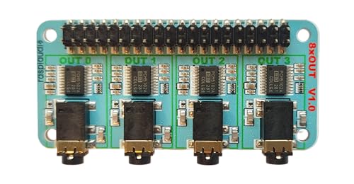 Image of RASPIAUDIO 8xOUT Channels for Raspberry Pi 5 only Desk