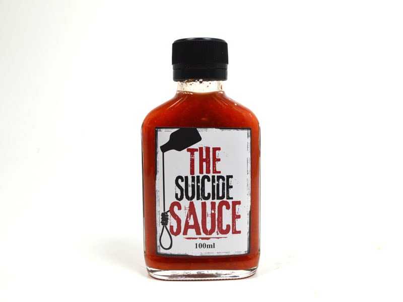 Suicide Sauces - The Suicide Sauce - Carolina Reaper Hot Sauce bekannt durch Kabel 1 (100ml)