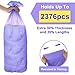 Refills Only Compatible with Dekor Classic Diaper Pail Refills|4 Pack for 2376 Diapers(Extra 20% Lengths)Diaper Pail Bags with Extra 30% Thickness Powerful Odor Eliminate Lavender Scent for Baby/Adult