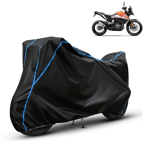Image of Kerwa Waterproof Bike Cover Compatible with KTM 250 Adventure | Dust Proof, UV-Resistant, All-Weather Protection Bike Body Cover, Windproof Elastic Bottom