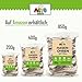 ALTO - Premium Hasenohren mit Fell für Hunde - 850g Ganze Kaninchenohren mit Fell für Hunde - Qualität aus Österreich - 100% Natürliches Hundeleckerli, Welpen Leckerlies
