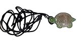 Sublime Gifts 1pc Turtle with Rose Quartz shell on Aventurine body Natural Carved Crystal Healing Gemstone Pendant & Necklace
