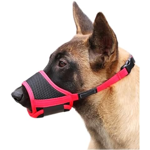 Bozal ajustable de nailon para perros medianos y grandes con cierre de velcro Cover