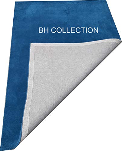 Image of Classical Look Plain Handmade Carpet with Super Soft & Pure Woolen Carpet for Your BEDROOMS & Living Room with 1 INCH Pile Height 7 X 11 FEET (210x330 cm)