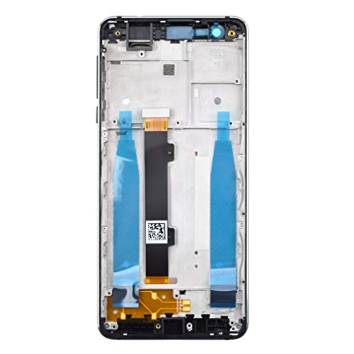 Image of TA-1049 LCD Screen Touch Digitizer Glass with Screen Frame Replacement for Nokia 3.1 TA-1057 TA-1063 TA-1070 TA-1074 Black /Chrome