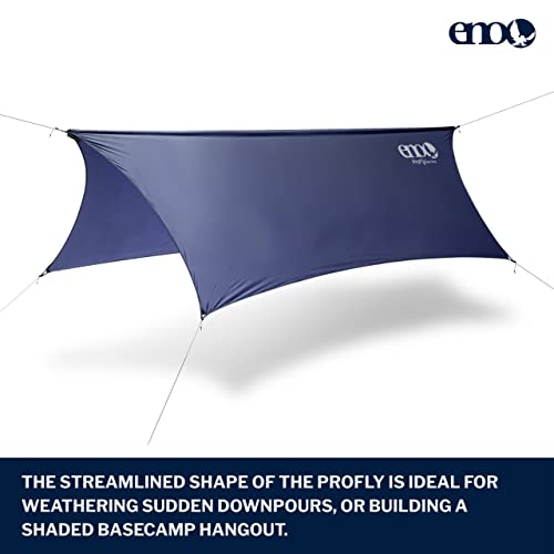 Eno, Profly Rain Tarp - Heavy-Duty Waterproof Tarp - For Camping, Hiking, Backpacking, Travel, A Festival, Or The Beach - Navy #TOP1