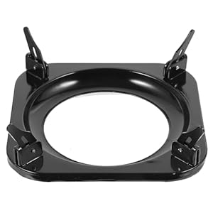 VICASKY Metall Topfträger Gaskochfeld Schwarz