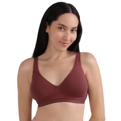 Image of WACOAL Women's Basics Essentials|Non-Padded|Non-Wired|Full Cup|Everyday Wear|Cotton Blend|T-Shirt Bra