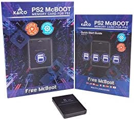 Kaico Free Mcboot 8MB PS2 Memory Card Running FMCB PS2 Mcboot 1.966 for Sony Playstation 2 - FMCB Free Mcboot Your PS2 - Plug and Play - Playstation 2 CFW McBoot 1.966