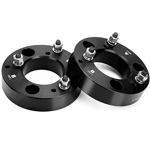 Dynofit 2" Leveling Kit Compatible with 2009-2021 F-150 4x4 4x2, 2 inch Raise F-150 Strut Spacers 4WD 2WD(Black)