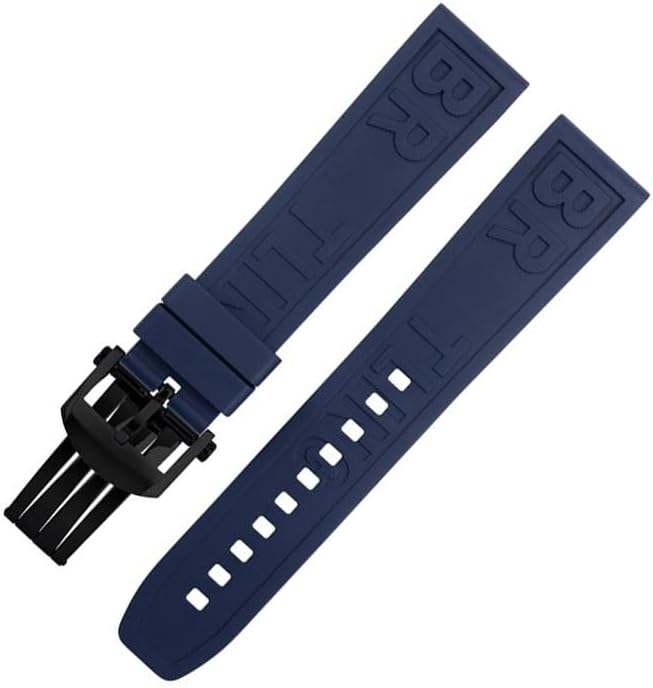 Rubber Letter Watchband For Breitling Professional Superocean Navitimer Bracelet 22mm