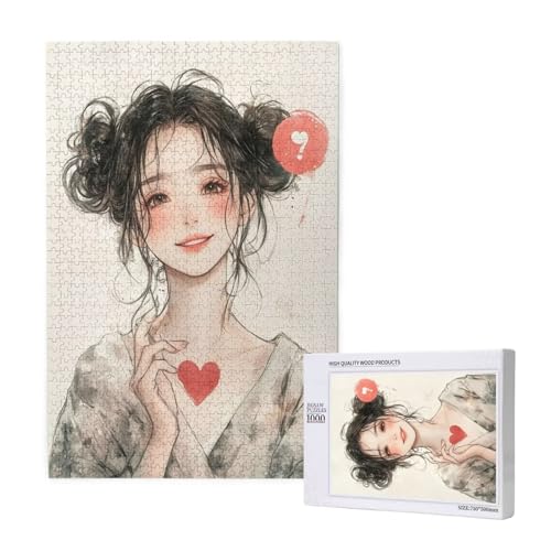 4000 Piece Jigsaw Puzzles for Adults Woman Jigsaw Love Comes with Packaging Box and Reference Pictures，Fun and Joyful Family Entertainment Games，Challenging Adult Puzzles Gifts for Women/Men 2T-1952