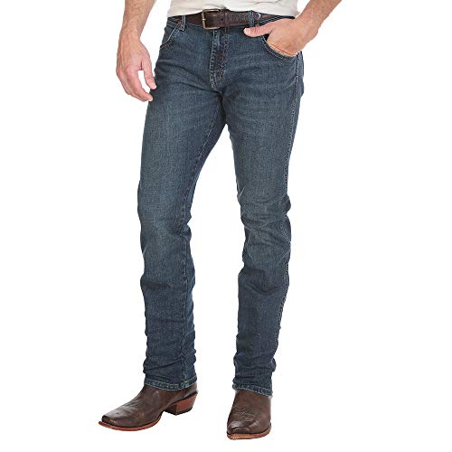 Image of Wrangler Men's Retro Slim Fit Straight Leg Jean
