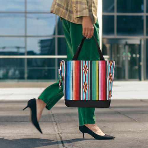 Image of NGIL Medium Top Zipper Closure Canvas Tote Bag with Attached Matching Coin Purse For Moms and Nurses