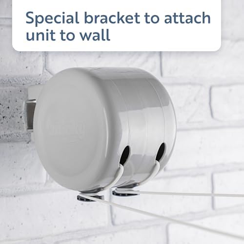 Minky Outdoor Retractable Clothesline, 98 Feet Drying Space - View 8