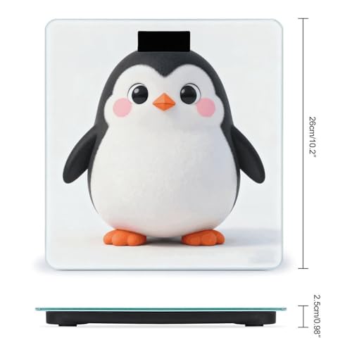 Báscula digital Cute Penguin para uso doméstico miniatura 2