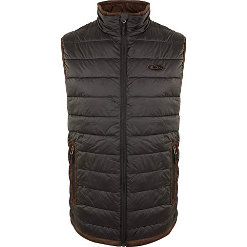 Image of Drake Waterfowl Men's Synthetic Double Down Insulated Zipped Hunting Vest