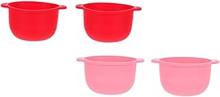 Hemoton 4pcs Depilatory Wax Bowl Household Heater Wax Pot for Hair Removal Outdoor Accessories Wax Warmer Inner Pot Wax Warmer Replacement Pot Hair Waxing Kits Folding Bowl Waxing Bowl