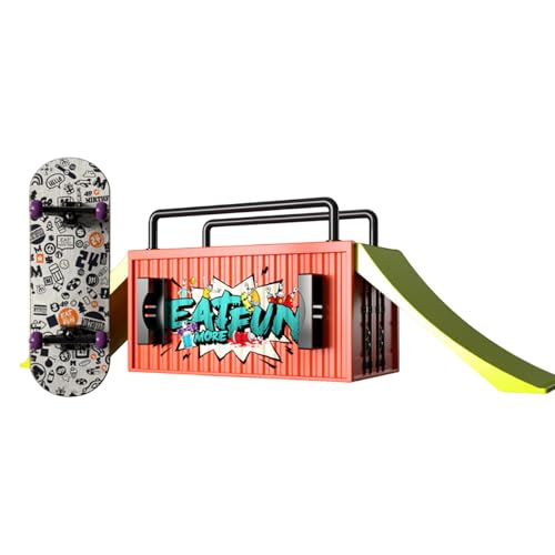 Monopatín para niños - Mini juguete de monopatín de 3 pulgadas, kit completo de teclado, ruedas realistas para camión de puente | Teclados portátiles para trucos Acrobacias Niños Adultos
