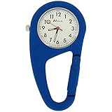  Ravel dunkelblaue Karabinerhakenuhr, Unisex, Krankenschwester, Arzt R1105.06