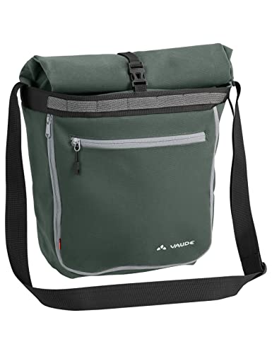 Sacoche arrière vélo VAUDE ShopAir grand volume motif forêt bagagerie cyclotourisme