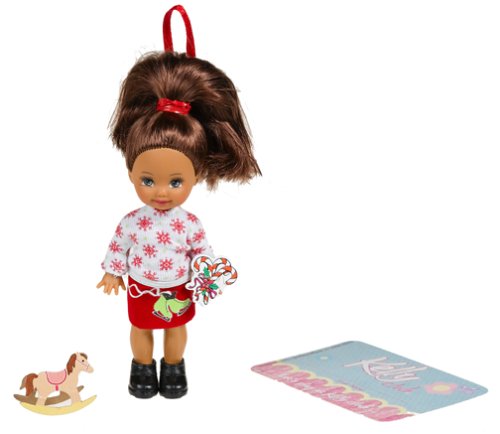 Kelly Holiday Doll: Red and Green Outfit with Ginger Bread House Accessory