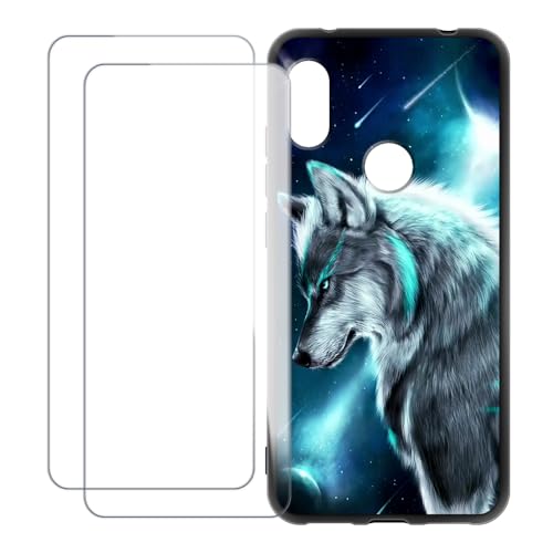 UOGNADGD Xiaomi Redmi Note 6 Pro �Ƃ̌݊������� �J�X�^���J���t���P�[�X�{�����K���X�ی�t�B����2���t�� ? �Ռ��z�������h�~ (�T 3)