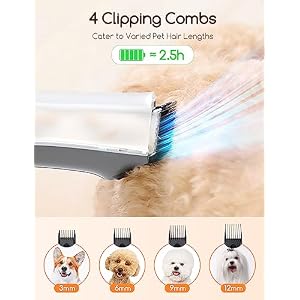 Meowant Dog Grooming Kit for Shedding with 3.2L Large Dust Cup, Pet Grooming Vacuum with 5 Proffesional Tools for Sheldding & Cleaning, 3 Mode Powerful Suction, Suitable for Dogs and Cats Meowant Dog Grooming Kit for Shedding with 3.2L Large Dust Cup, Pet Grooming Vacuum with 5 Proffesional Tools for Sheldding & Cleaning, 3 Mode Powerful Suction, Suitable for Dogs and Cats