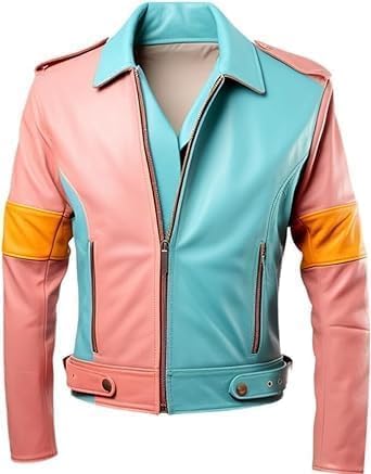 New Ai Designs Faux Leather Jacket for Men, Ai Imagines Biker Jackets, Motorcycle Colourful Faux Leather Jackets