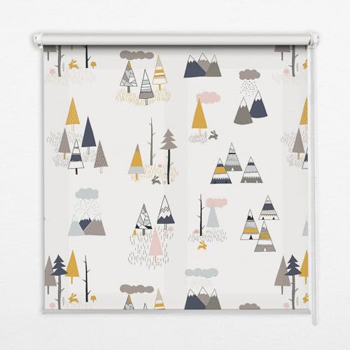 Store enrouleur perméable 140x180cm sans perçage Tulup Saisons - 2