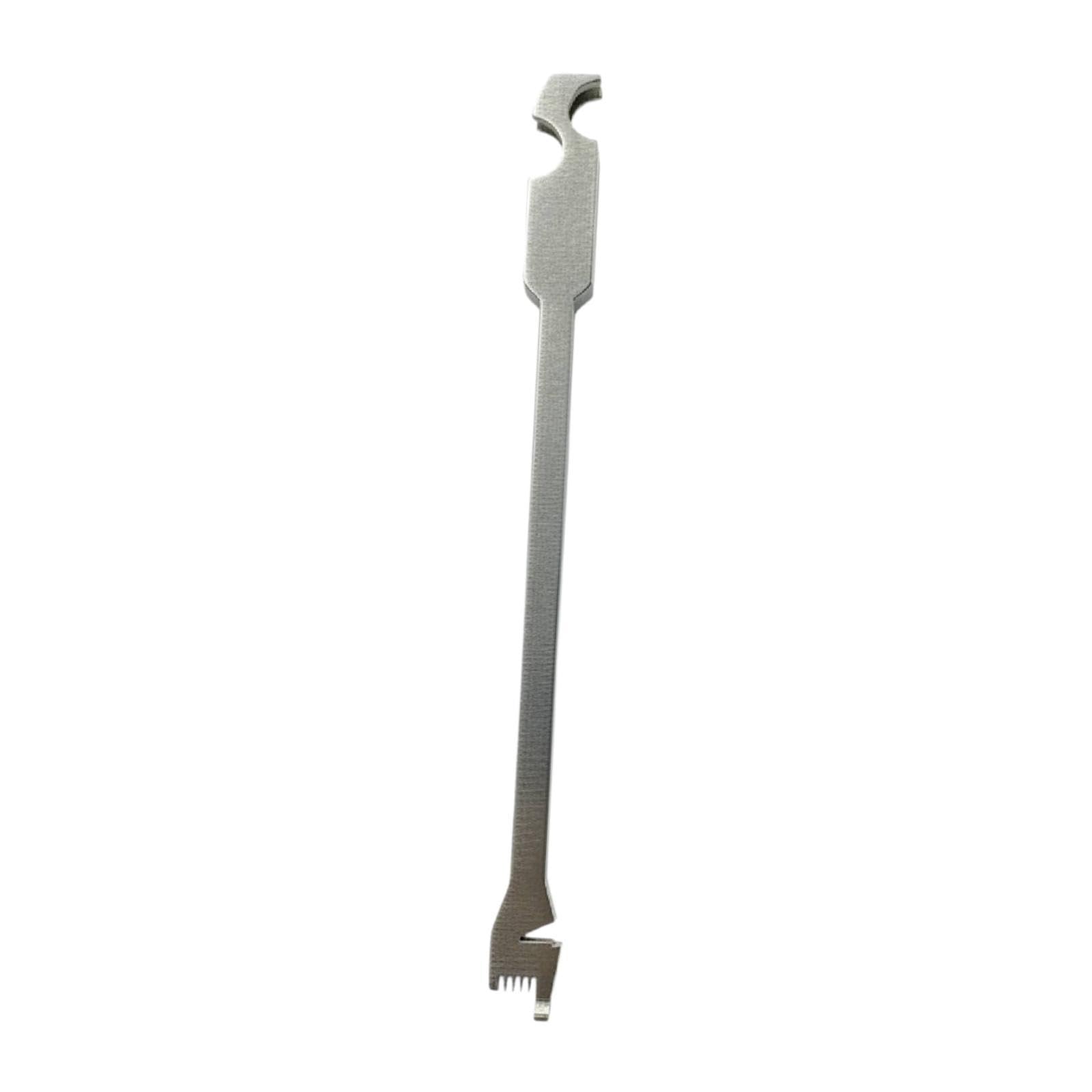 Milageto Llave afinación para dulcimer, accesorios musicales con caja almacenamiento, herramienta compacta para instrumentos, llave afinación