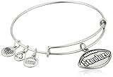 Alex and Ani Pittsburgh Steelers Football Expandable Rafaelian Silver Bangle Bracelet