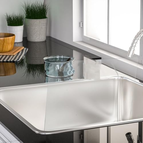 Panneau anti-éclaboussures BETOOKY en acrylique robuste et discret pour lavabo - 7
